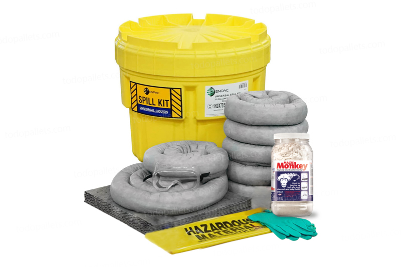 Kit20UnivT_b_001 Kit Antiderrames 20 galones con Tambor de Salvamento – Universal - Imagen 1