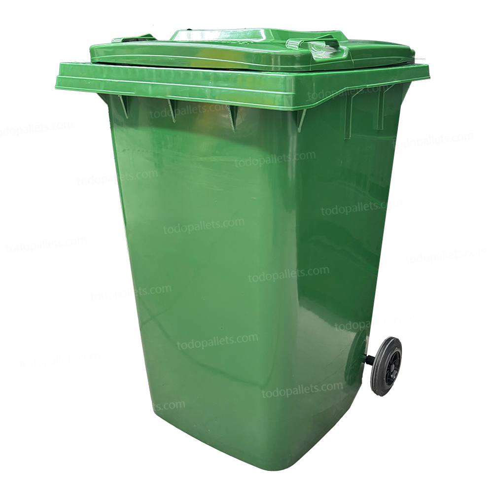 8010-BB-02 Bote de Plastico 360 Lts. / 95 Galones color Verde - Imagen 1