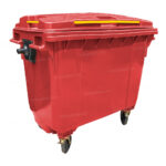 Bote de Basura 660 Lts. / 174 Galones color Rojo