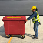 Contenedor de Basura 1100 Lts. / 290 Galones color Rojo - Imagen 7